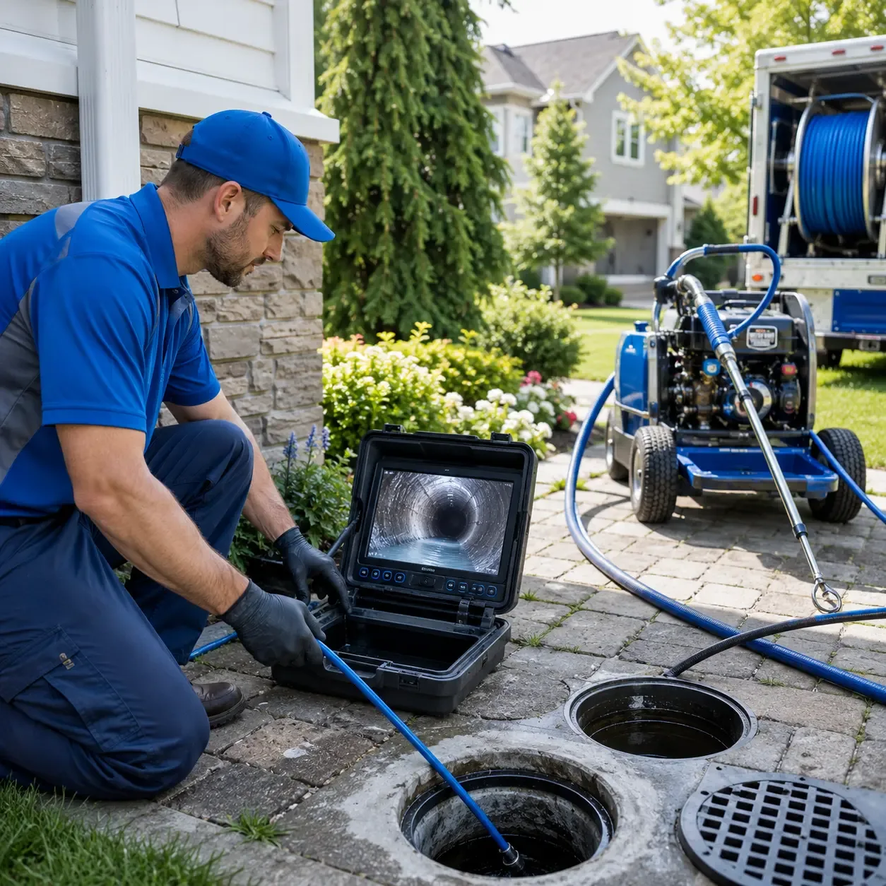 Outdoor drain cleaning professionals serving Bristow, OK